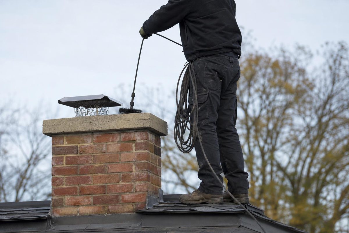 Stock photo: On the roof